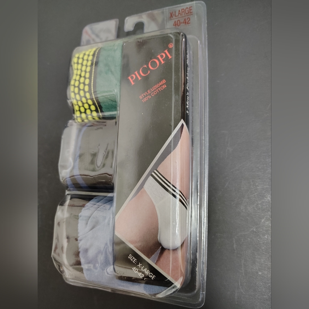 PICOPI Vintage Mens Bikini Underwear Fashion Briefs Interest 80s Size - XL